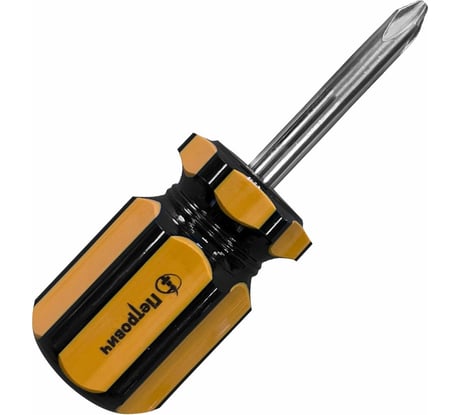 Отвертка Петрович РНN2х38мм (бочка), CrV, с пластиковой маслобензостойкой рукояткой 4100001970