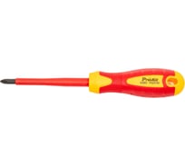 Диэлектрическая отвертка ProsKit SD-810-P2 (аналог SD-800-P2) 1000 В, PH2x100 С00040181
