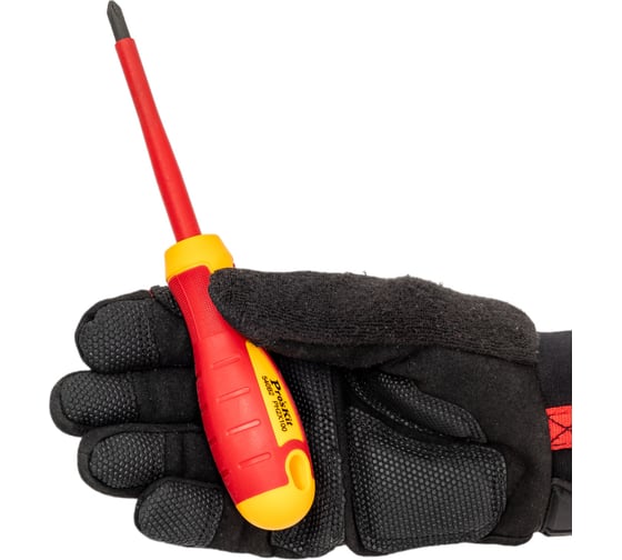 Диэлектрическая отвертка ProsKit SD-810-P2 (аналог SD-800-P2) 1000 В, PH2x100 С00040181