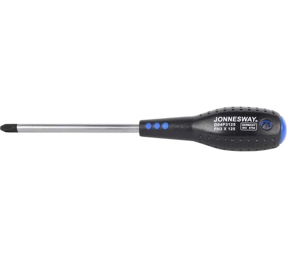 Стержневая крестовая отвертка FULL STAR Jonnesway D04P3125  PH3х125 мм 47070