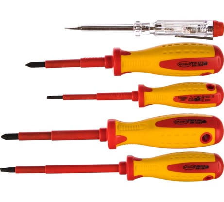 Набор диэлектрических отверток Арсенал НОЭ-5, 1042070