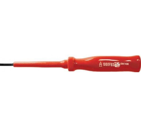 Изолированная отвертка CrV 1000V SL 5х125мм FIT 55803