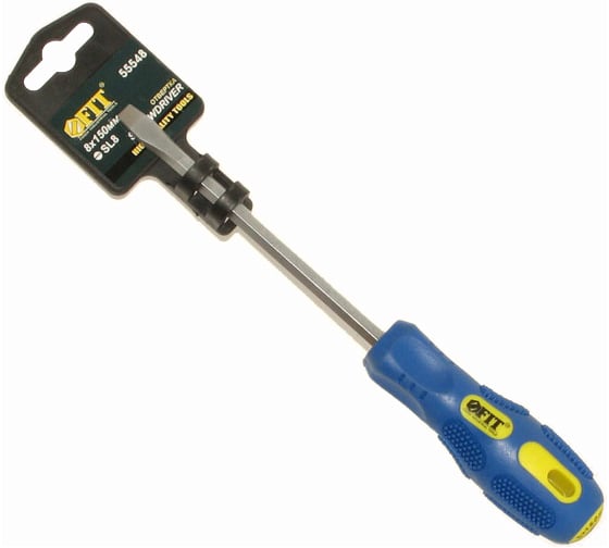 Отвертка SL 8х150мм FIT Профи 55548 1