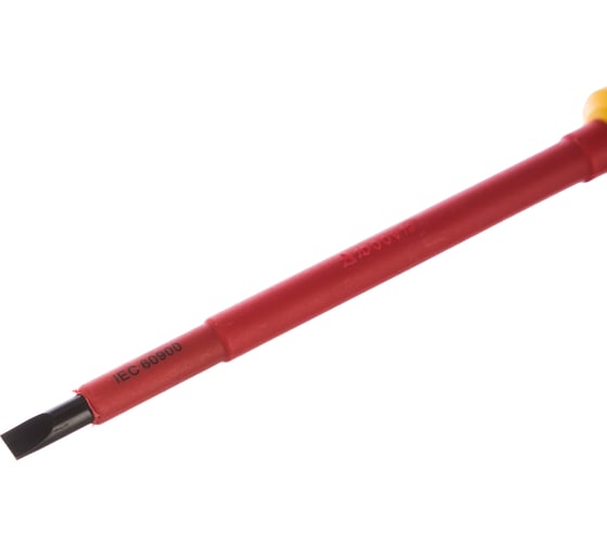 Изолированная отвертка CrV 1000V SL 6.5х150 мм FIT 55899
