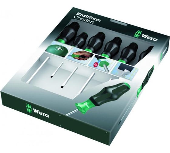 Набор отверток 1334/1355 SK/6 SATZ 6TLG / 6 PCS WERA WE-031557
