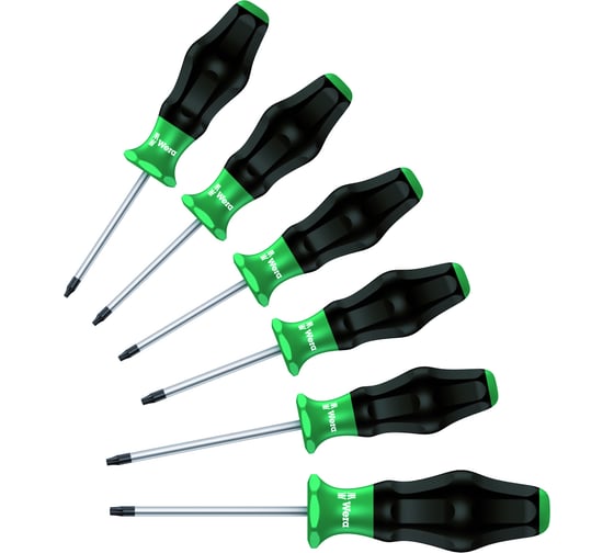 Набор отверток 1334/1355/6 SATZ 6TLG / 6 PCS WERA WE-031552 1