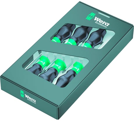 Набор отверток 1335/1350/1355/6 SATZ 6TLG / 6 PCS WERA WE-031553