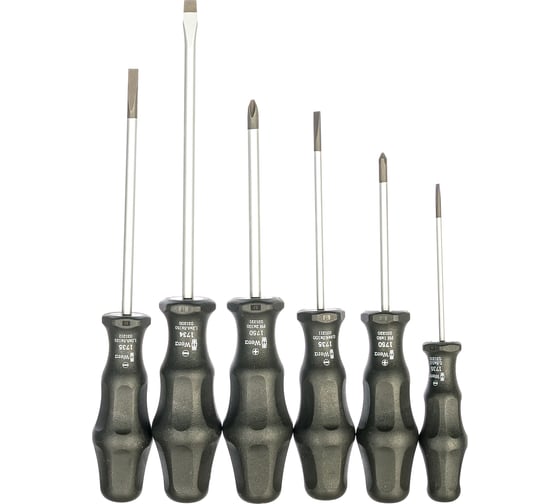 Набор отверток 1734/6 SATZ 6TLG / 6 PCS WERA WE-031280 1