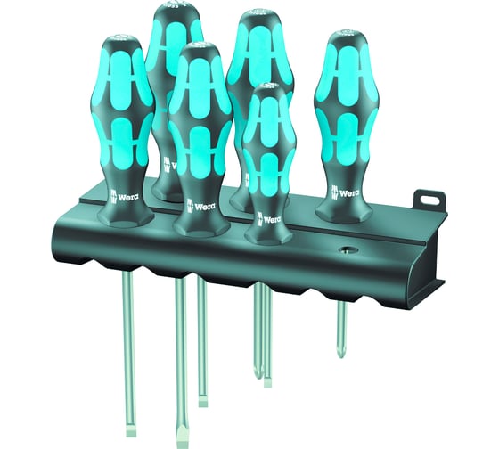 Набор отверток 3334/3355/6 SATZ 6TLG / 6 PCS WERA WE-032061