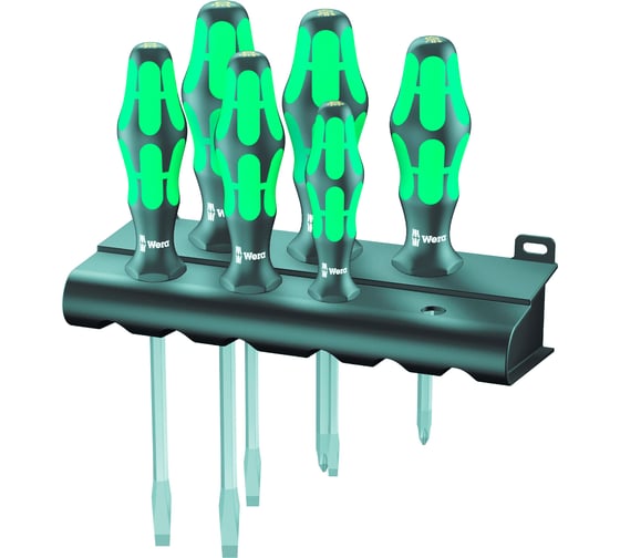 Набор отверток 334 SK/6 SATZ 6-TLG./ SET 6 PCS. WERA WE-007680 1