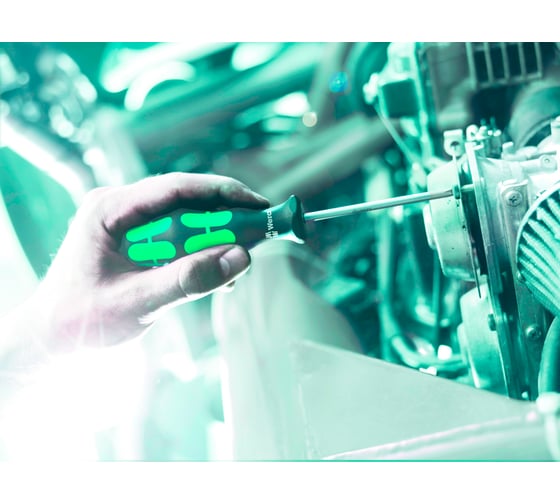 Набор отверток Wera, Kraftform Plus Lasertip с подставкой, 6 предметов, WE-105622