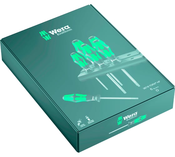 Набор отверток 367/6 HF SATZ 6TLG WERA WE-028059