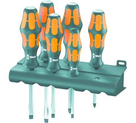 Набор отверток 932/918/6 SATZ 6TLG. WERA WE-018287