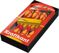 Набор диэлектрических отверток 1000 V 660I/6 VDE SATZ 6TLG WERA WE-016480