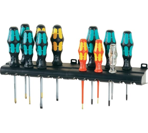 Набор отверток WERA Kraftform12 XXL Set TORX® + 2 Racks WE-051011