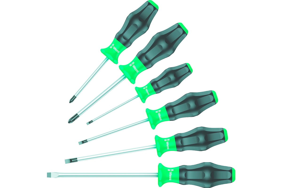Набор отверток Wera, Kraftform Comfort, 6 предметов, WE-031551 ...