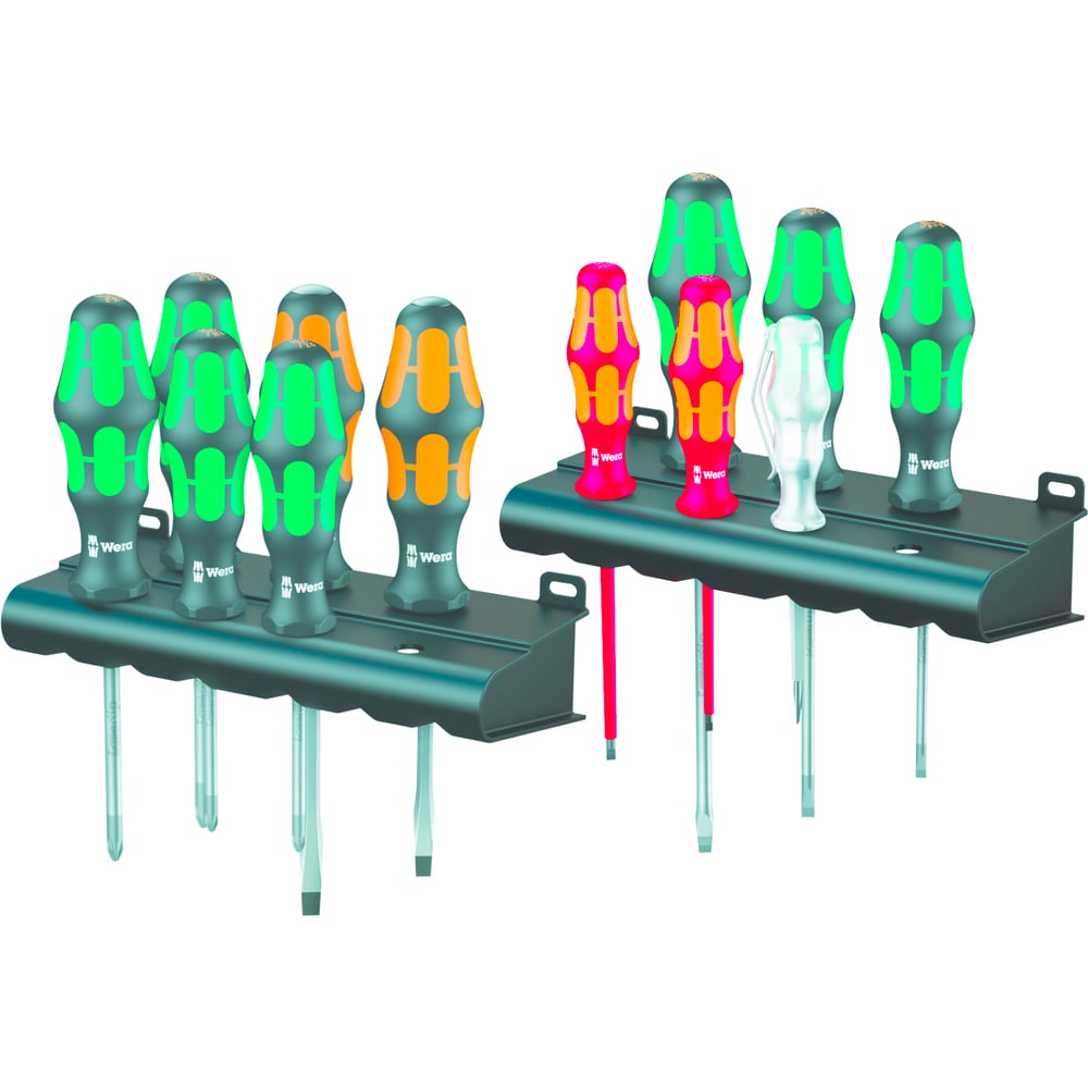 Набор отверток Wera Kraftform XXL 12 предметов, WE-051010 - выгодная ...