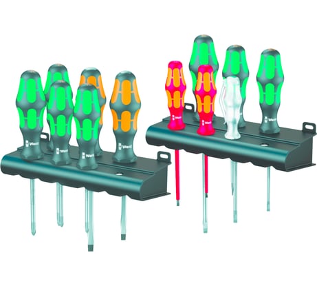 Набор отверток Wera Kraftform XXL 12 предметов, WE-051010