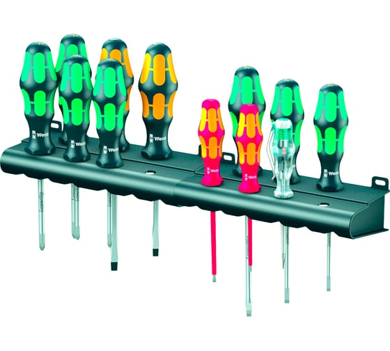 Набор отверток Wera Kraftform XXL 12 предметов, WE-051010