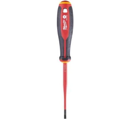 Трехгранная отвертка Milwaukee изолированная VDE SL 0.8x4X100 4932478715