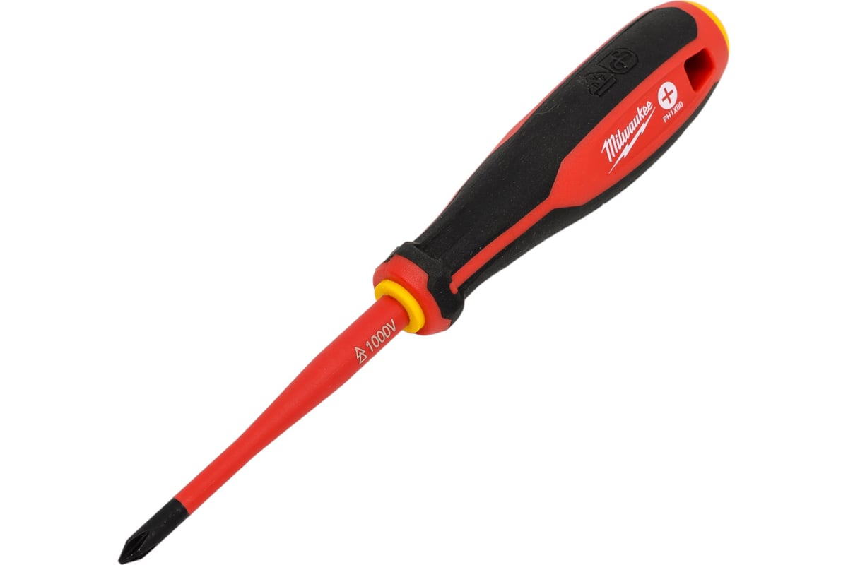 Трехгранная отвертка Milwaukee изолированная VDE PH1x80 4932478721 ...