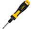Двухсторонняя отвертка DELI DL626011 с трещоткой, PH2+SL6 180 мм 98383 1