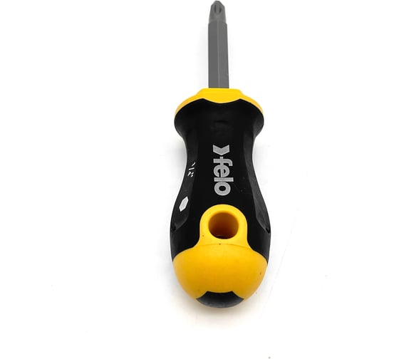 Отвертка Felo Ergonic Stubby с двухсторонней битой SL5.5хPH2, 60 мм 46926010