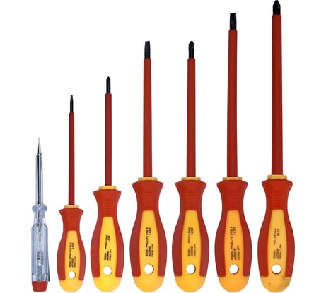 Набор диэлектрических отверток с пробником Энкор 19834