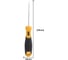 Шлицевая отвертка DELI SL3х75мм DL6330751 Cr-V, магнит, TPR+PP ручка 98345 4