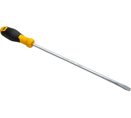 Шлицевая отвертка DELI SL8х300мм DL6383001 Cr-V, магнит, TPR+PP ручка 98359