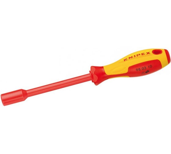Торцевая отвёртка Knipex VDE с внутренним шестигранником, 10 x 125 мм, длина 237 мм KN-980310