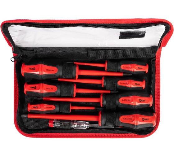 Набор отверток диэлектрических КВТ "Профи" НИО-08-S 87130