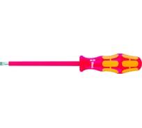 Отвертка диэлектрическая Wera, VDE, SL 1.0х5.5х200 мм, WE-006121