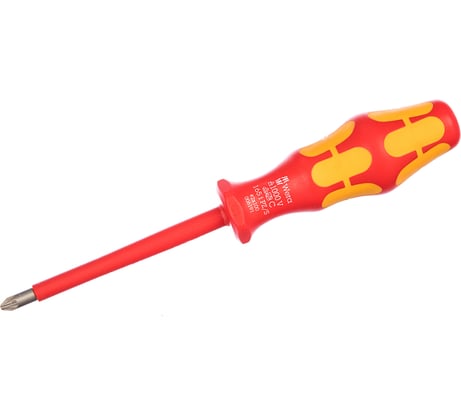 Отвертка диэлектрическая WERA 165i PZ/S 2/100мм WE-006191