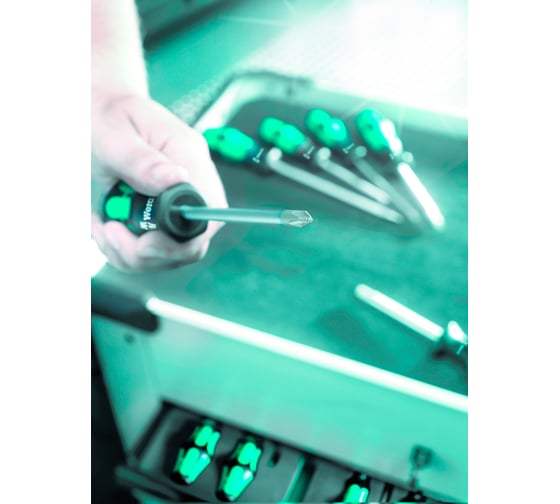 Отвертка крестовая Wera, PH 2 х 150 мм, WE-008723