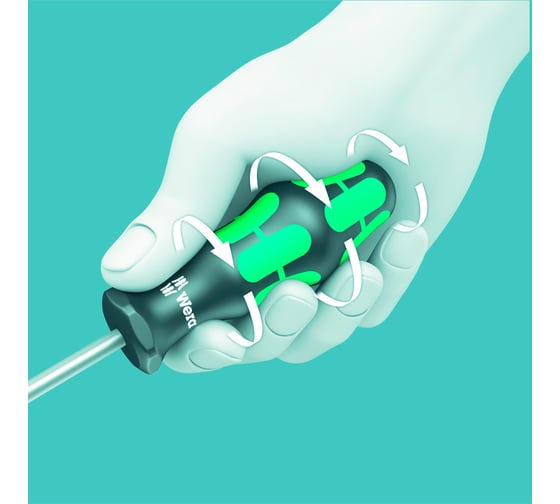 Отвертка крестовая Wera, PH 2 х 150 мм, WE-008723