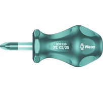 Отвертка STUBBY PZ 02/25мм WERA WE-009335