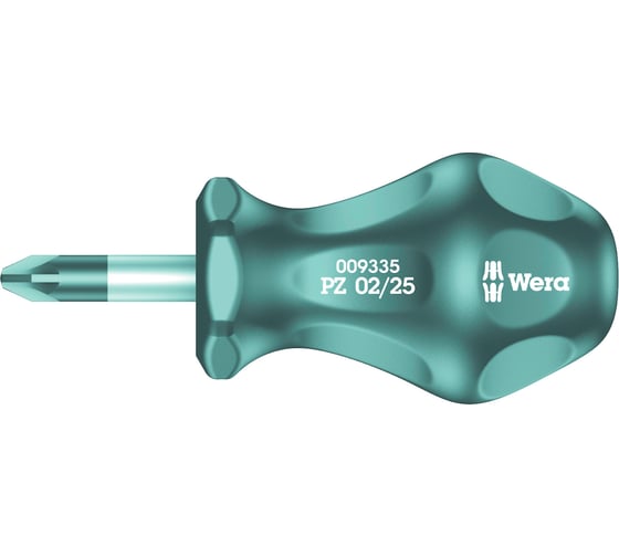 Отвертка STUBBY PZ 02/25мм WERA WE-009335 1