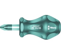 Отвертка STUBBY PZ 03/25мм WERA WE-009337
