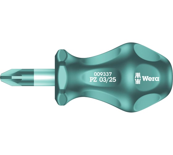 Отвертка STUBBY PZ 03/25мм WERA WE-009337 1