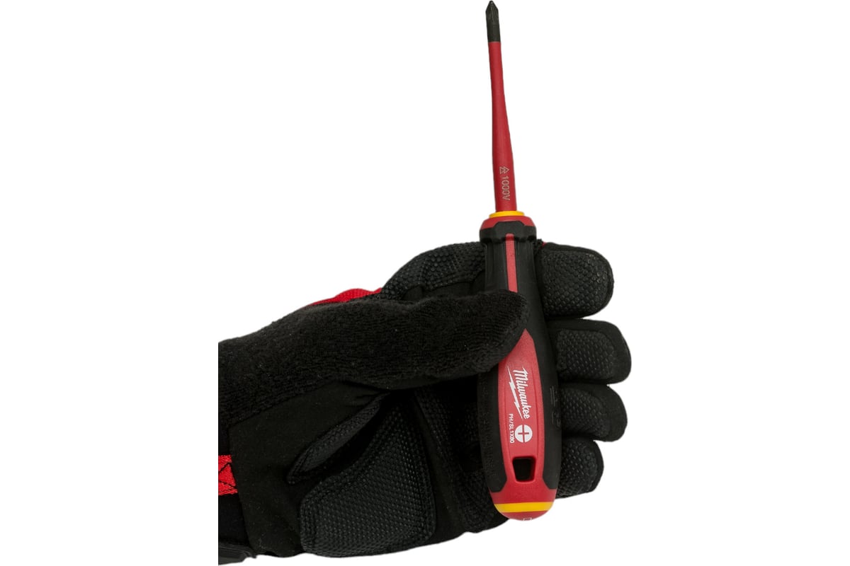 Трехгранная отвертка Milwaukee изолированная VDE PH/SL1x80 4932478733 ...