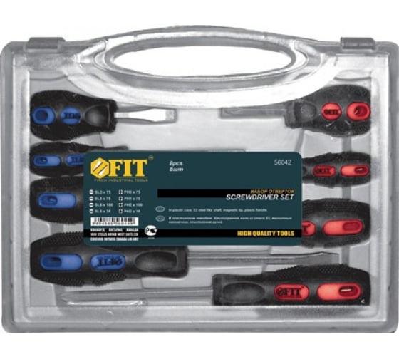 Набор отверток FIT 56042