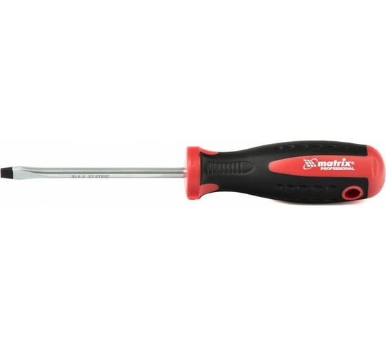 Отвертка Profi SL6.5х100мм S2 MATRIX двухкомп. рукоятка// 11820