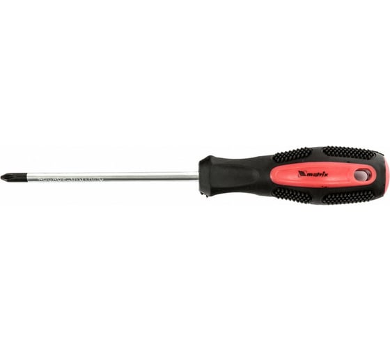 Отвертка MATRIX Anti-Slip, Ph1x100 мм, CrV, двухкомп. рукоятка// 12244