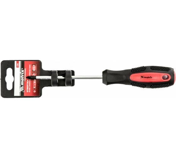 Отвертка MATRIX Anti-Slip, Ph1x100 мм, CrV, двухкомп. рукоятка// 12244