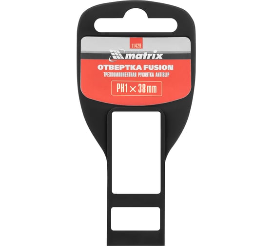 Отвертка Ph1х38 мм MATRIX Fusion anti slip 11429