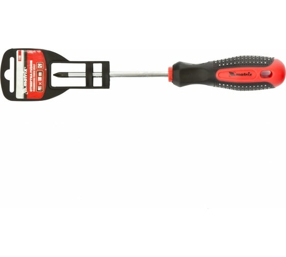 Отвертка Ph1х100 мм MATRIX Fusion anti slip 11438