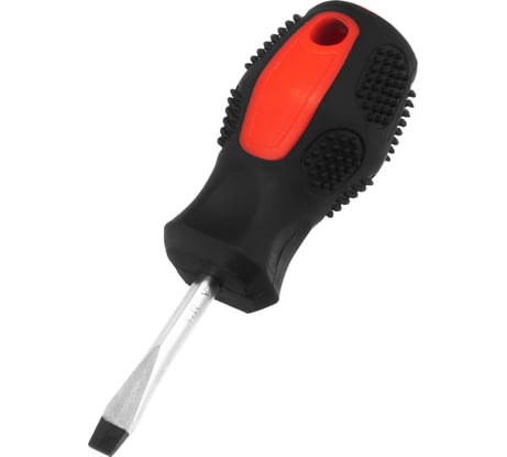 Отвертка MATRIX Anti-Slip, SL5,0x38 мм, CrV, двухкомп. рукоятка// 12202