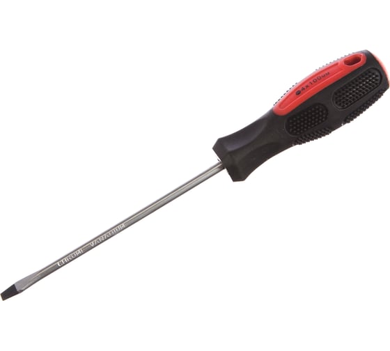 Отвертка MATRIX Anti-Slip, SL4,0x100 мм, CrV, двухкомп. рукоятка// 12210