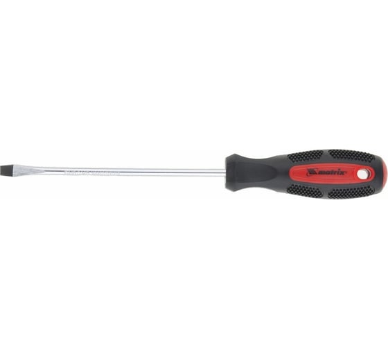 Отвертка MATRIX Anti-Slip, SL6,0x150 мм, CrV, двухкомп. рукоятка// 12222